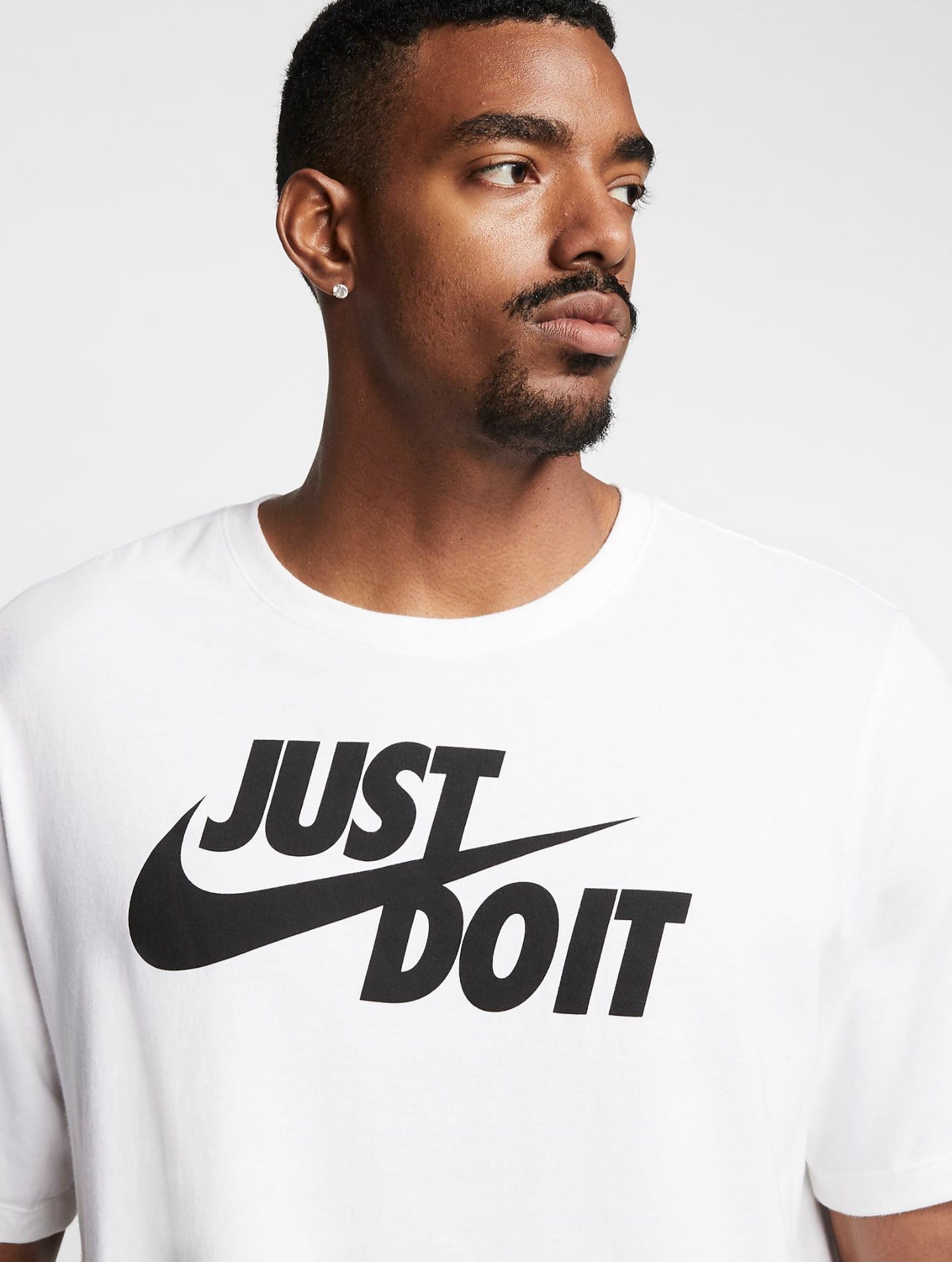 Футболка хлопковая длинная мужская мужская Nike M Nsw Tee Just Do It S