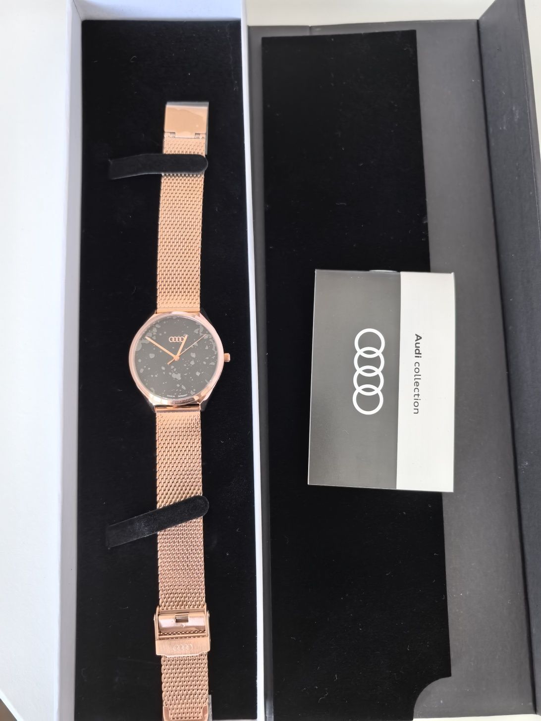 Zegarek Audi Rose Gold różowe zloto
