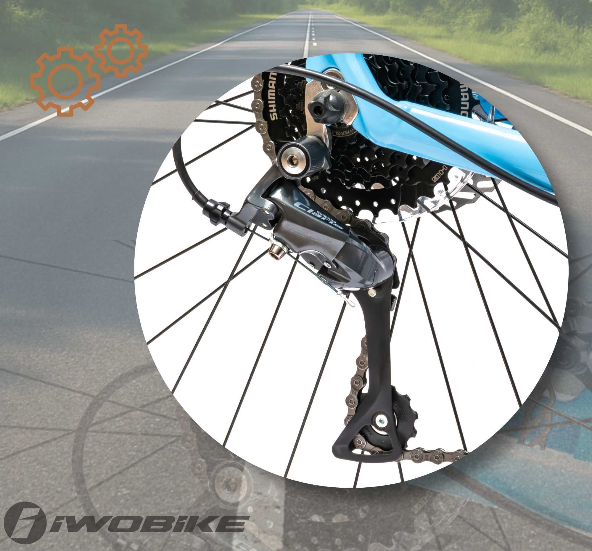 Rower Męski Gravel 27,5" Shimano Claris Tarcze Aluminium IWOBIKE 2025