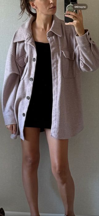 Тепла рубашка з щільної тканини