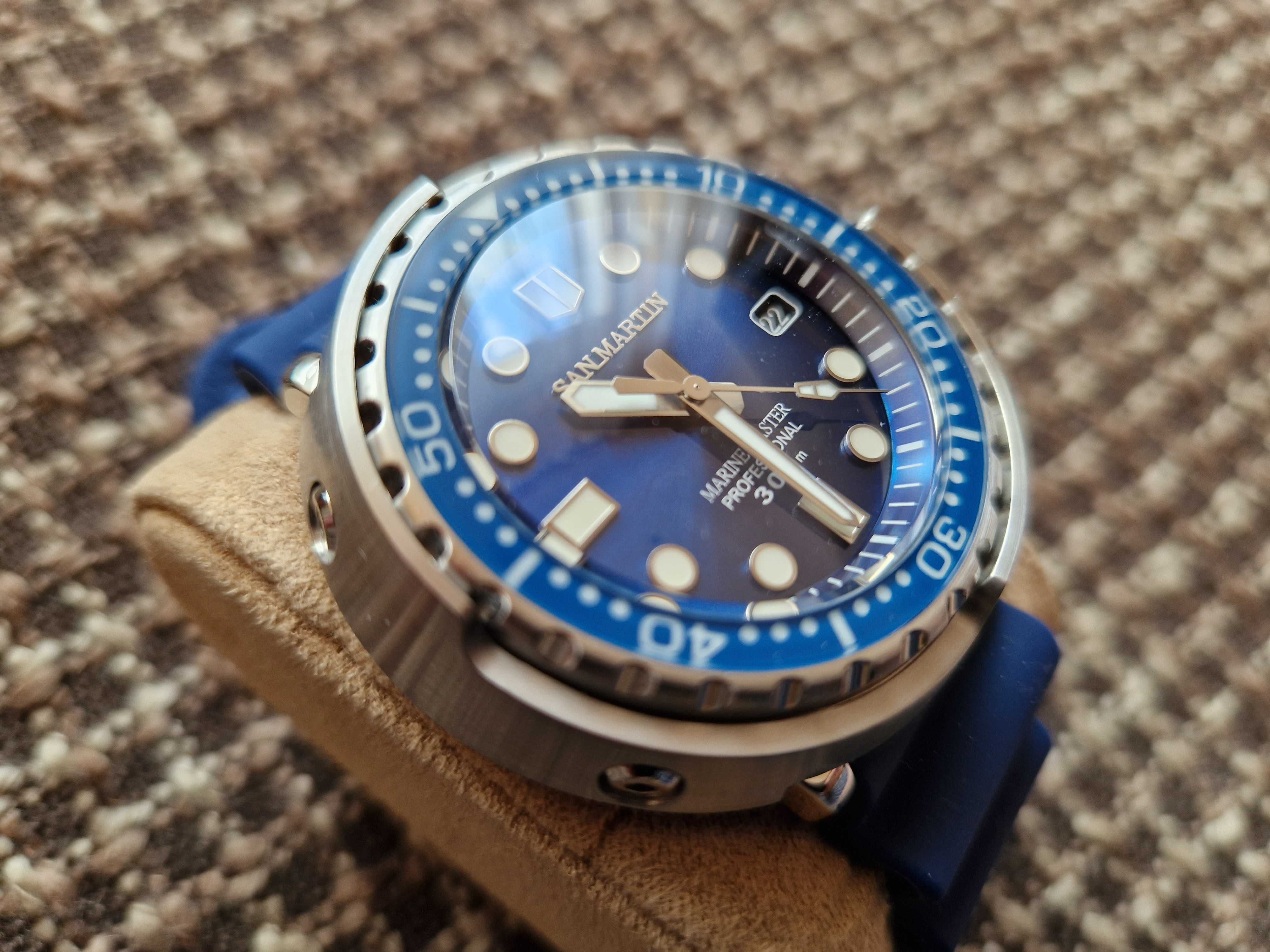 Nowy zegarek  San Martin wzór Tuńczyk 44mm