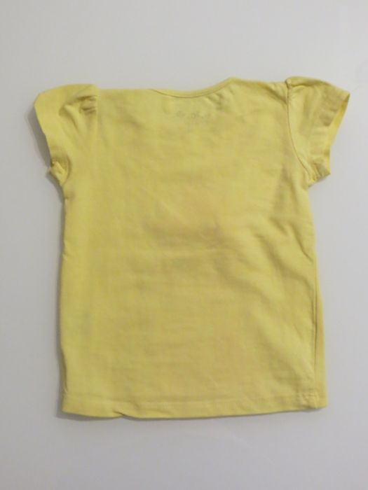 Żółta bluzka t-shirt 5.10.15 74cm