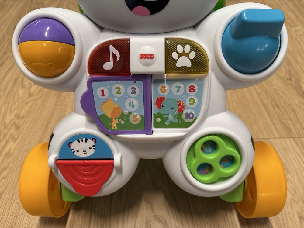Chodzik, pchacz - Fisher Price - zebra interaktywna