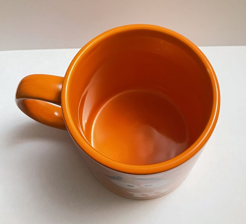 Kubek kolekcjonerski ceramiczny m & m’s pomarańczowy 2