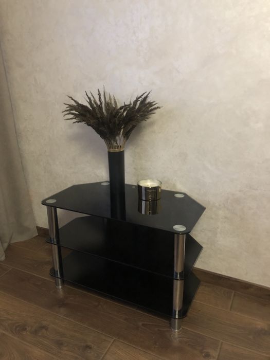 Столик стол журнальний скляний