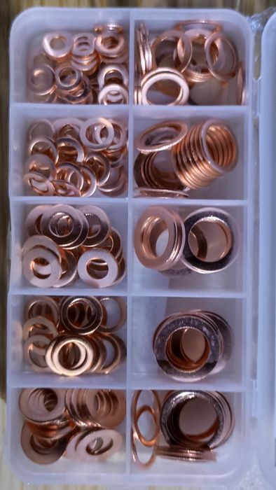 Набор медных шайб  200 шт.