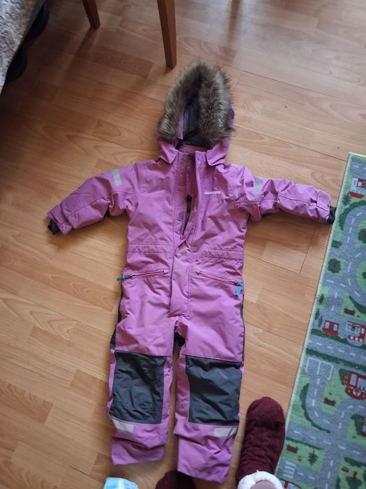 Kombinezon zimowy wodoodporny narciarski i na sanki 104/ 110