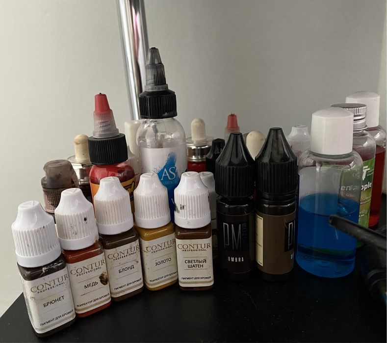 Набір для перманентного макіяжу, машинка