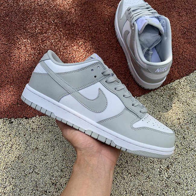 Кросівки Nike Dunk Low Retro Grey Fog Найки Данки сірі білі ретро