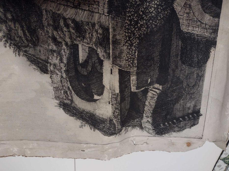 Rycina Akwaforta Luigi Rossini 1822