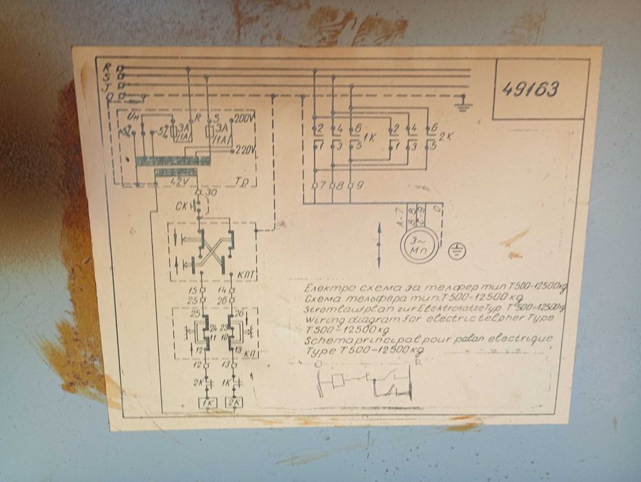 wciągarka suwnica balkancar wózek