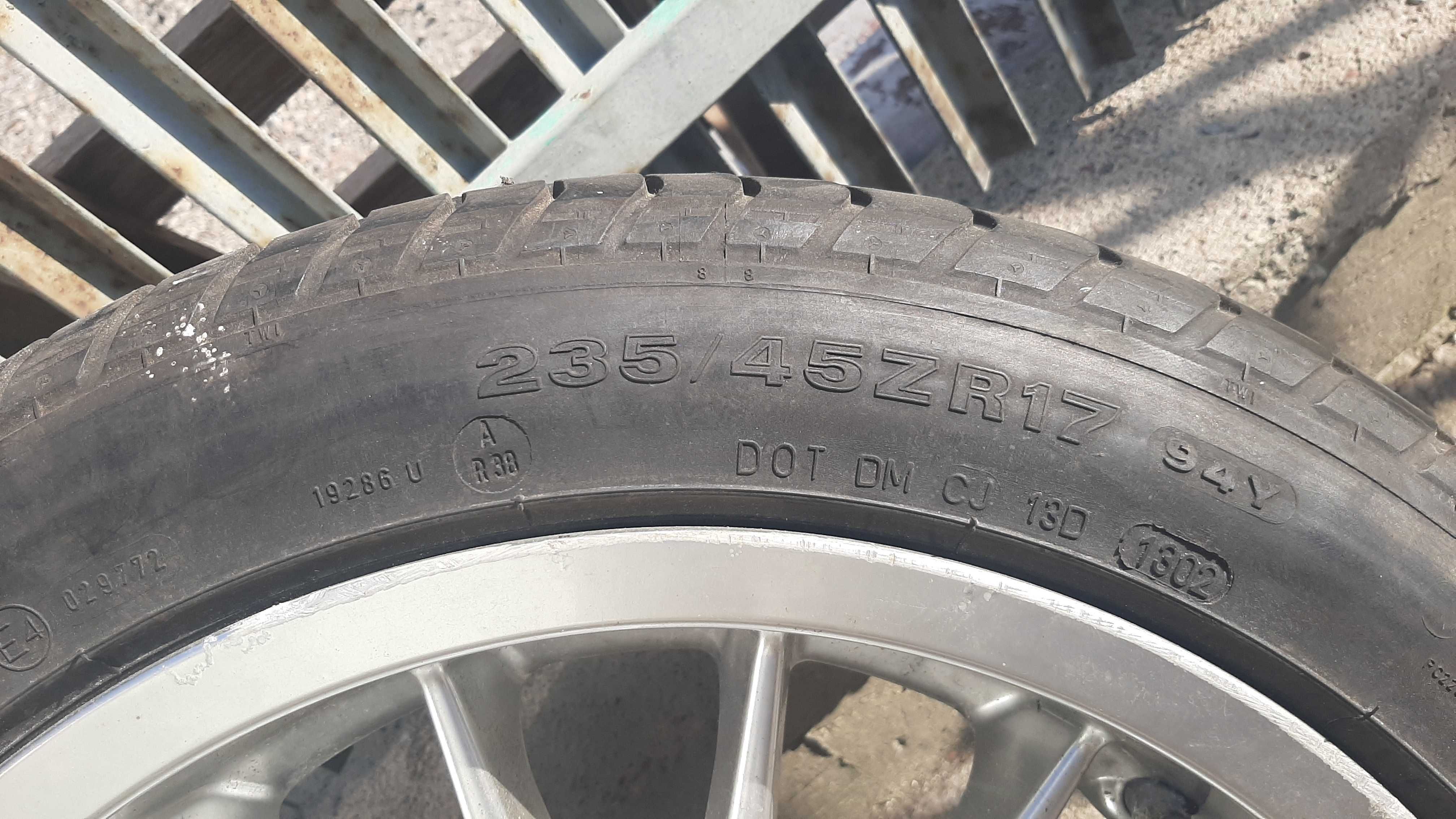 BMW  E39 FELGA 17", stan dobry, niewielkie ślady użytkowania szt 1.