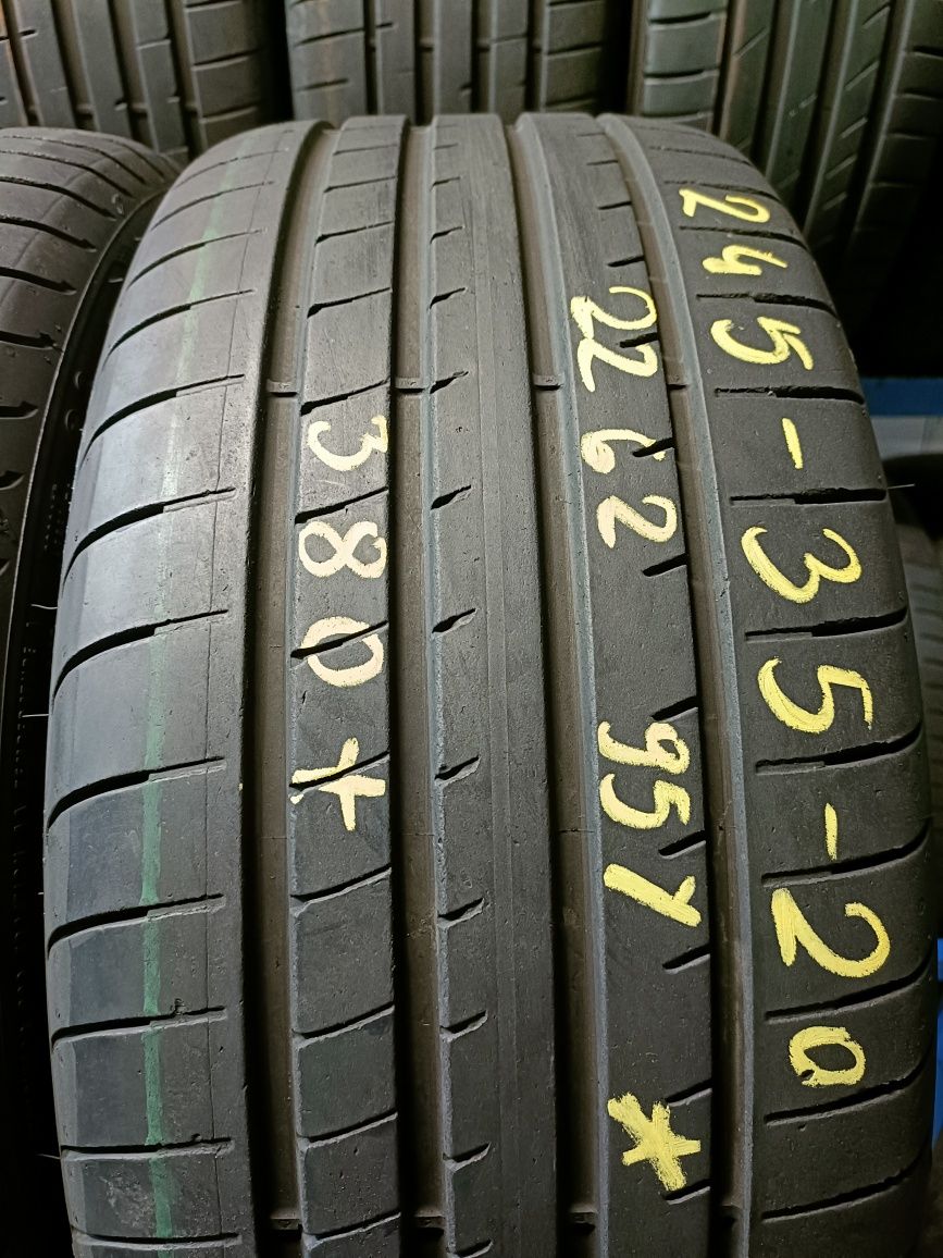 245/35r20 Goodyear F1 Asymmetric 5 z 2022r 6.2mm BMW Runflat