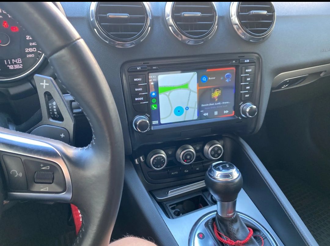 Rádio Android 12 com GPS Audi TT (Novo)