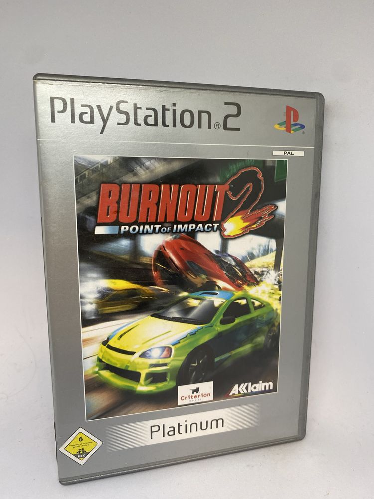 Gra Burnout 2 Point of Impact PS2 Play Station ps2 pudełkowa
