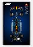 Rama / Ramka do ekspozycji ściennej LEGO RB20 Oracle Red Bull F1 42206
