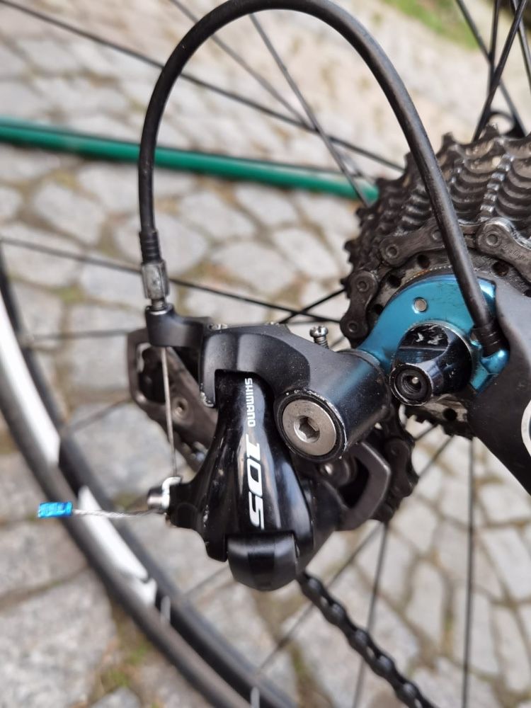 Cube szosa karbon 54 rama koła 28 dura ace ultegra