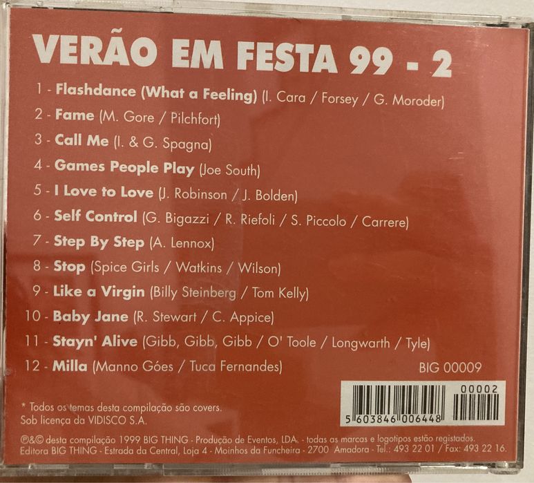 CD “Verão em festa 99”