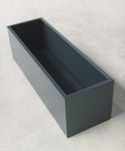 Duża donica / skrzynka balkonowa 100 x 30 cm metal