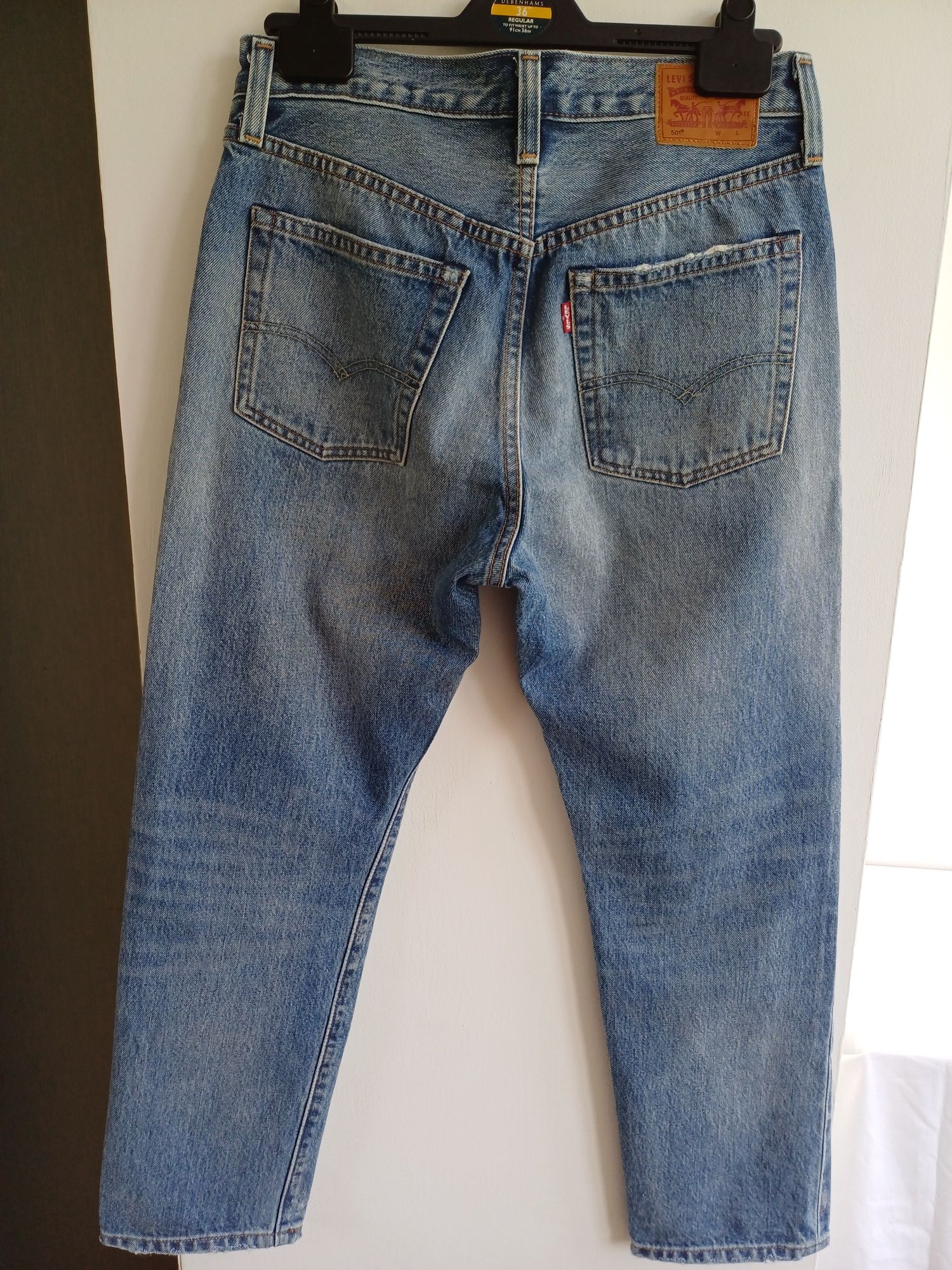 Джинсы женские из селвидж денима LEVIS PREMIUM 501 ориг 28×30