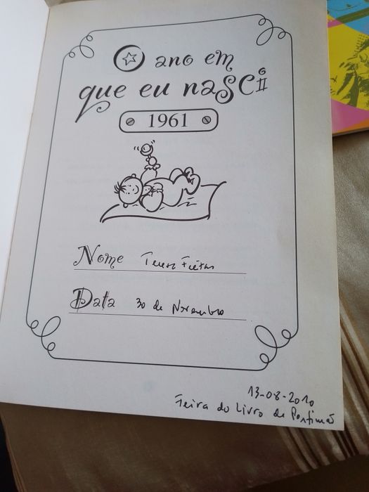 Livros ano que eu nasci-49/61/74/76-cada 7E-Berlinde antigo-2E Desde2E