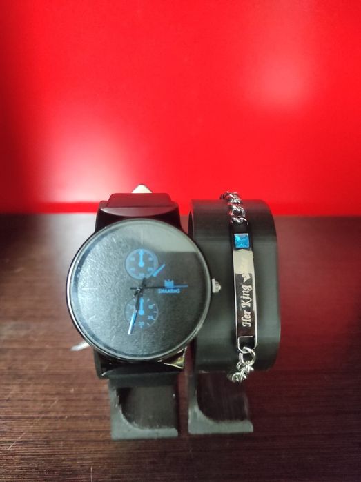 (NOVO) Relógio Shaarms + Pulseira