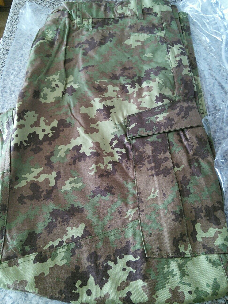 Farda militar de combate camuflado Exército Italiano caça airsoft nova