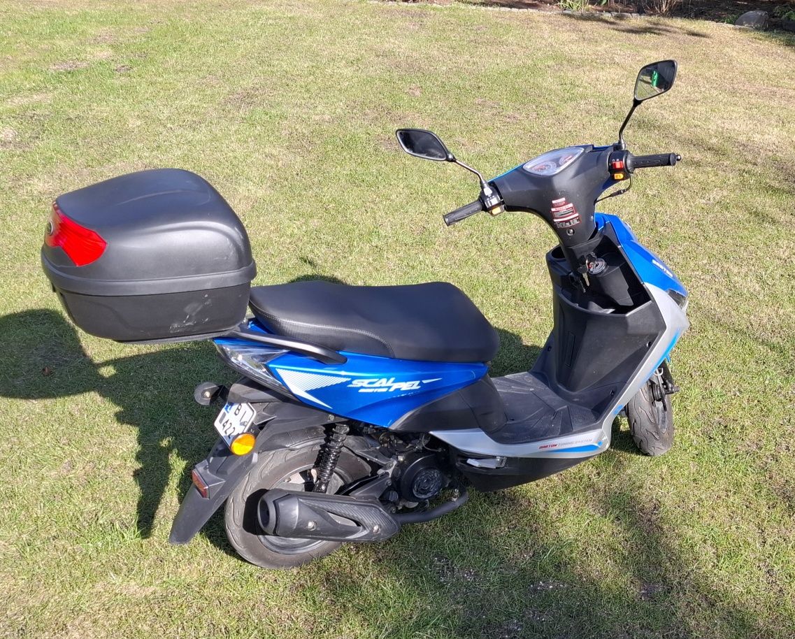 Skuter Barton Scalpel 50ccm, 2020 rok, niecałe 400 km