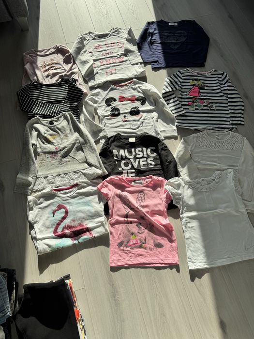 Wielka paka ubranek dla dziewczynki 110 116 Zadbane