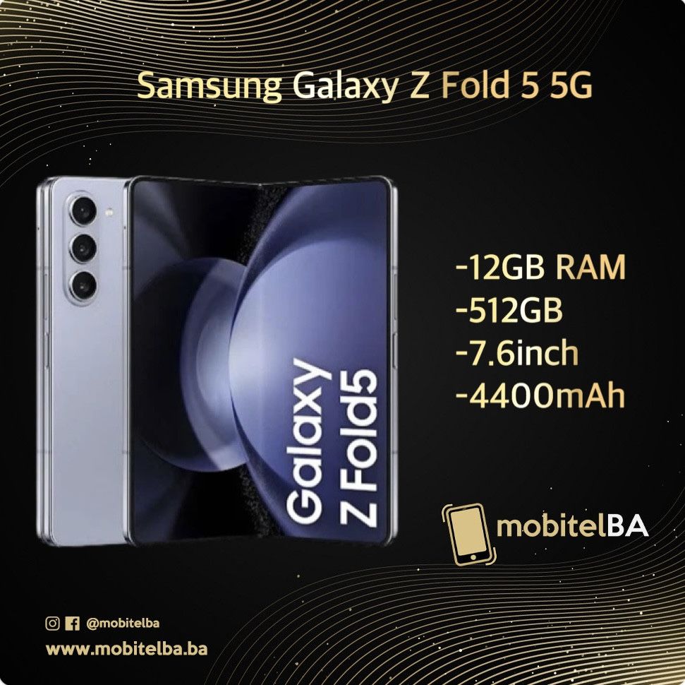 Мобильный телефон Samsung Galaxy Fold 5 12/512GB Icy Blue