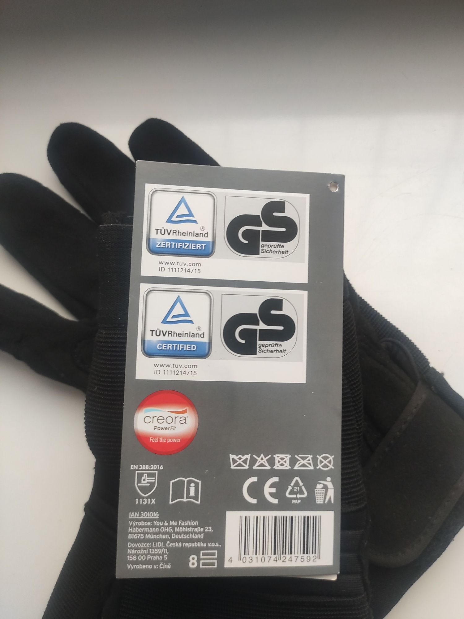 Тактичні рукавиці/перчатки Creora Powerfix