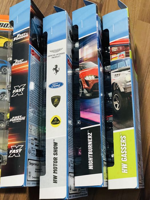 Набор из 5 машинок Хот Вилс 1:64 NEU Europa