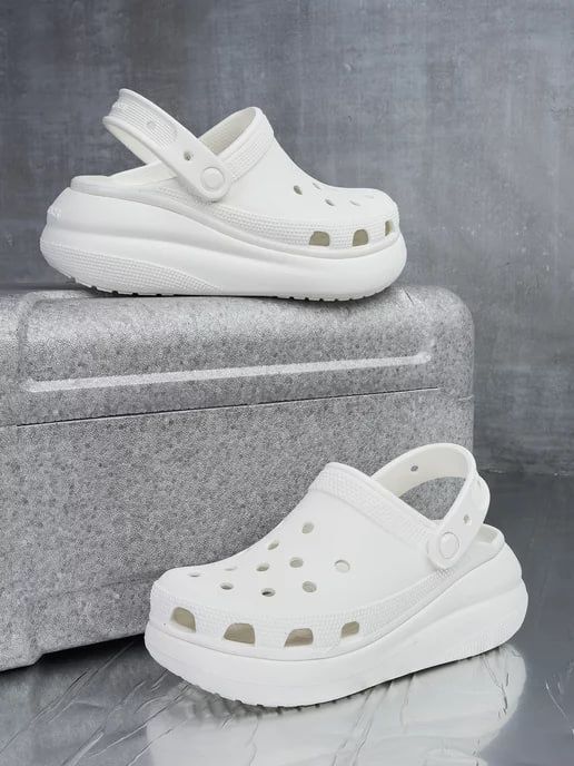 Crocs Classic Crush Clog White ЖІНОЧІ