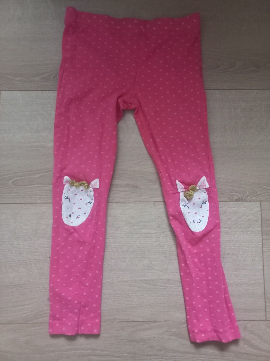 Legginsy, spodnie dla dziewczynki 110