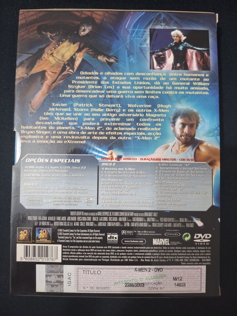 DVD X-MEN 2 Edição Especial de 2 discos