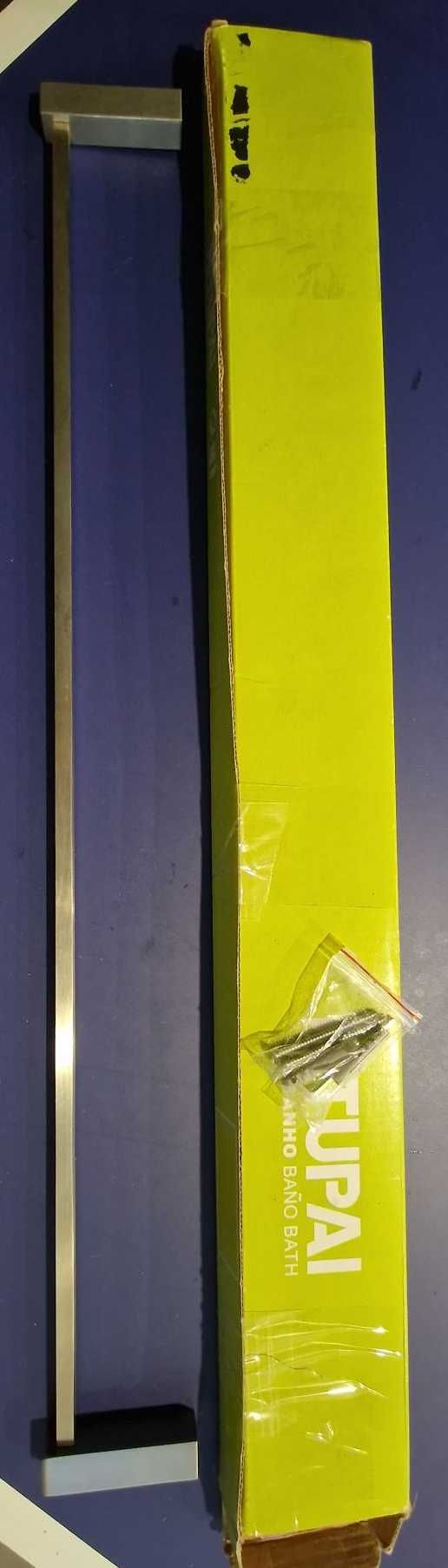 Toalheiro de parede em inox Tupai