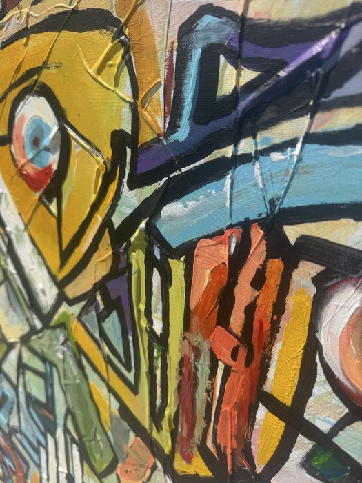 Pintura abstrata - Cosmic Emotions