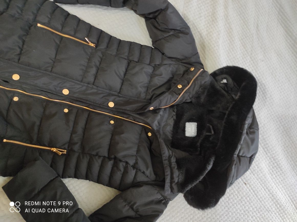 Czarna kurtka parka Jacket damska S