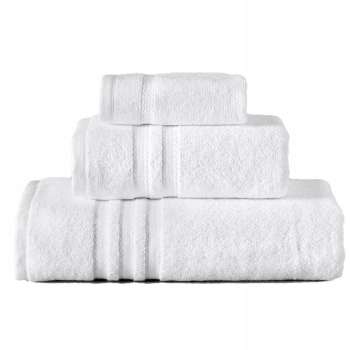 Ręcznik 100x150 Kąpielowy Bawełniany Frotte Prestiż 550g/m2 Biały