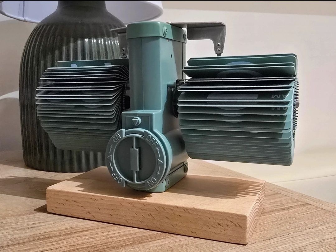 Zielony Zegar Klapkowy Mechaniczny Retro Flip Clock Cyfrowy