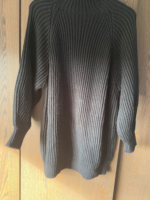 Gruby sweter czarny