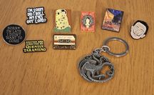 PIN's e porta-chaves