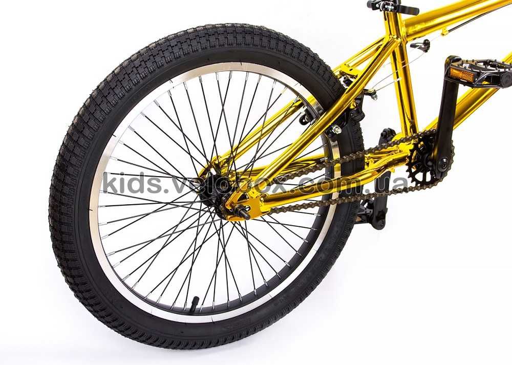 трюковий BMX БМХ велосипед для підлітка трюковий 20" Crosser Rainbow