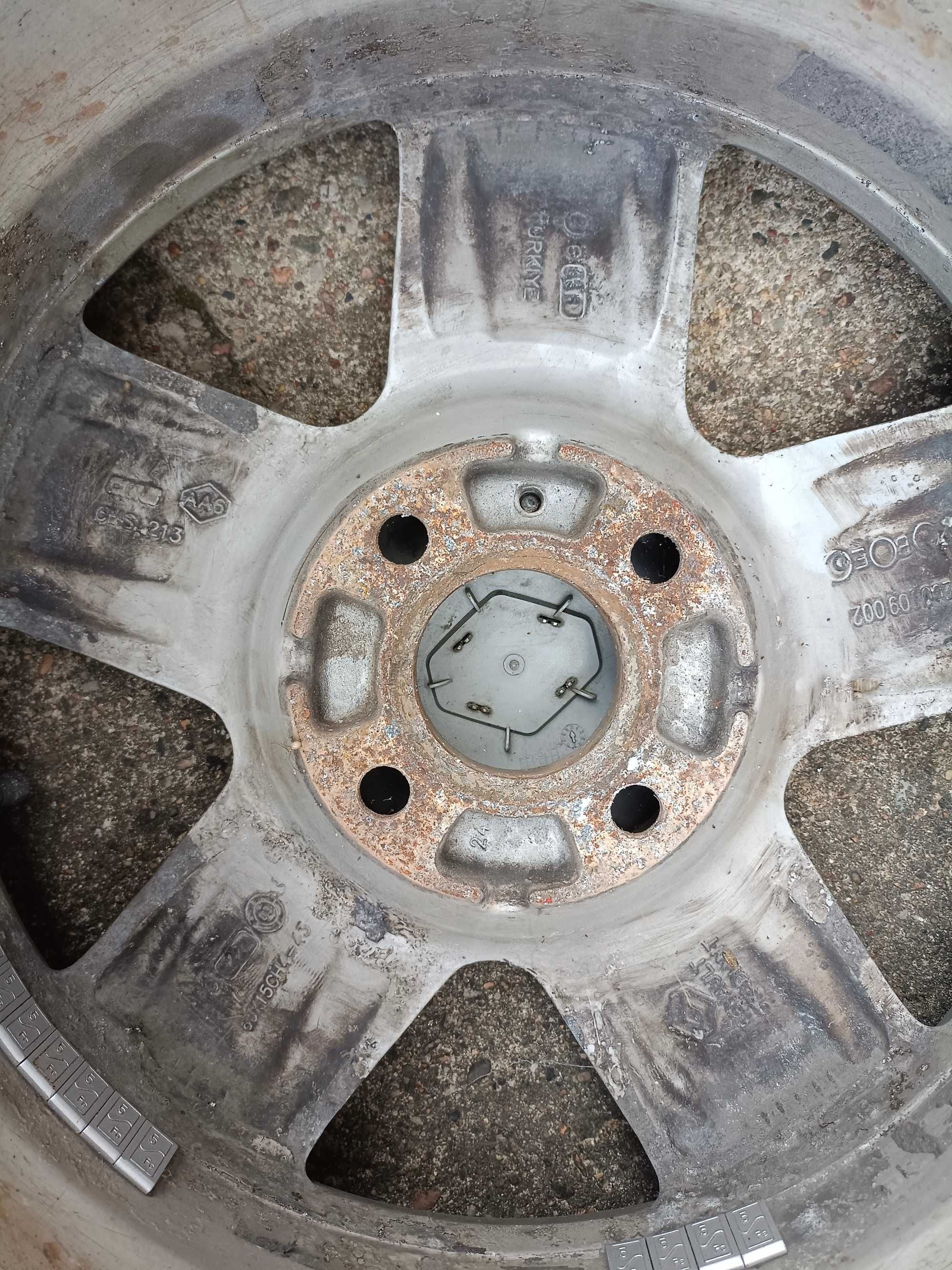 3za2 Aluminiowe felgi 6jx15 4x100 ET43 R15 Renault Clio, Modus, Scenic