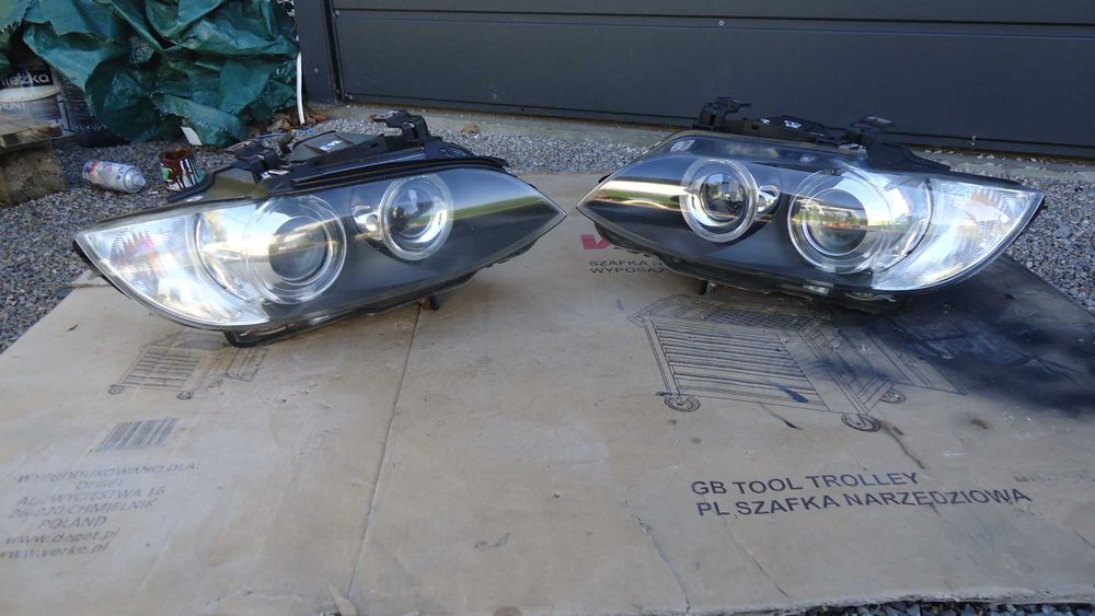 Lampa Xenon Ksenon przód lewa prawa BMW E92 E93
