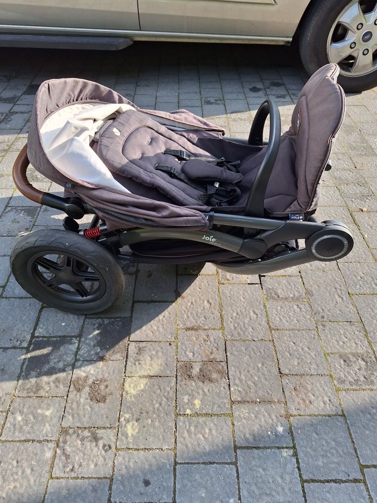 Wózek 3 kołowy Joie duży biegowy spacerowy
