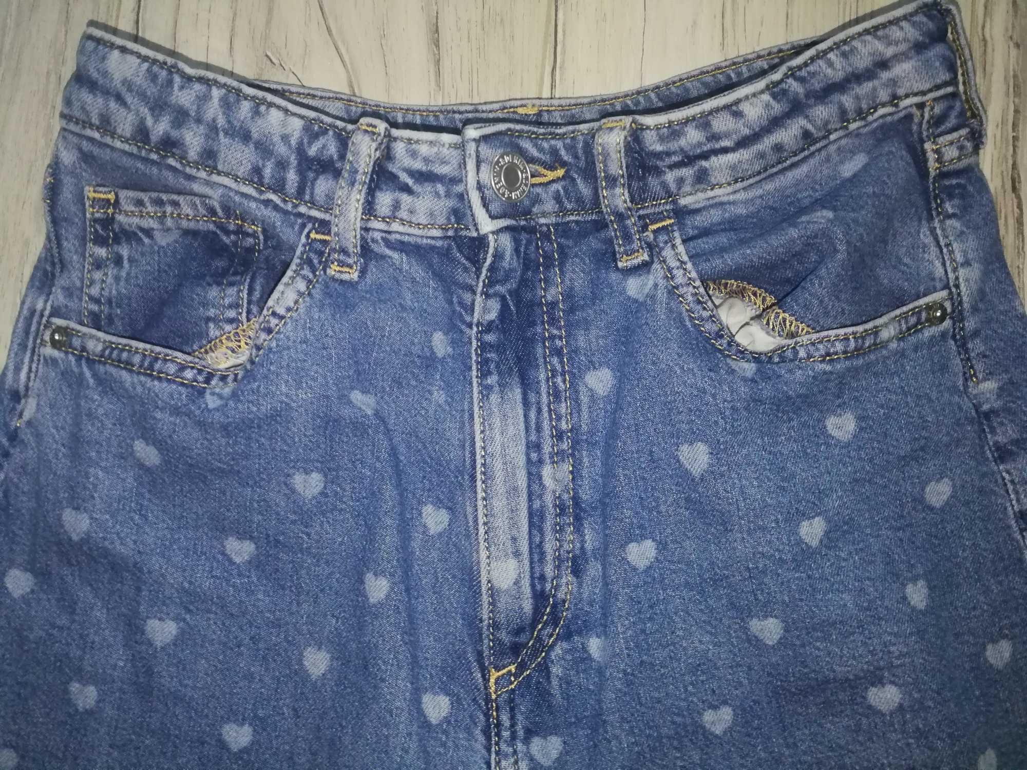 Spodnie damskie H&m jeans 164
