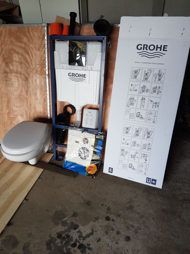 Stelaż wc Grohe solido komplet