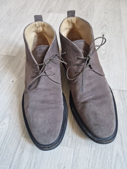Туфли замшевые, ботинки мужские р.42