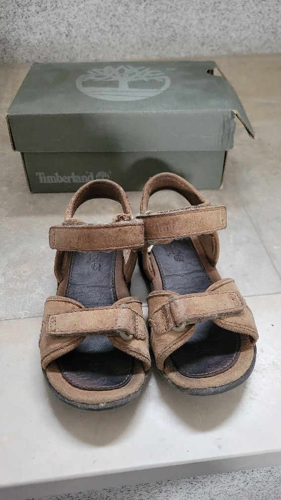 Sandália timberland 27 pele criança
